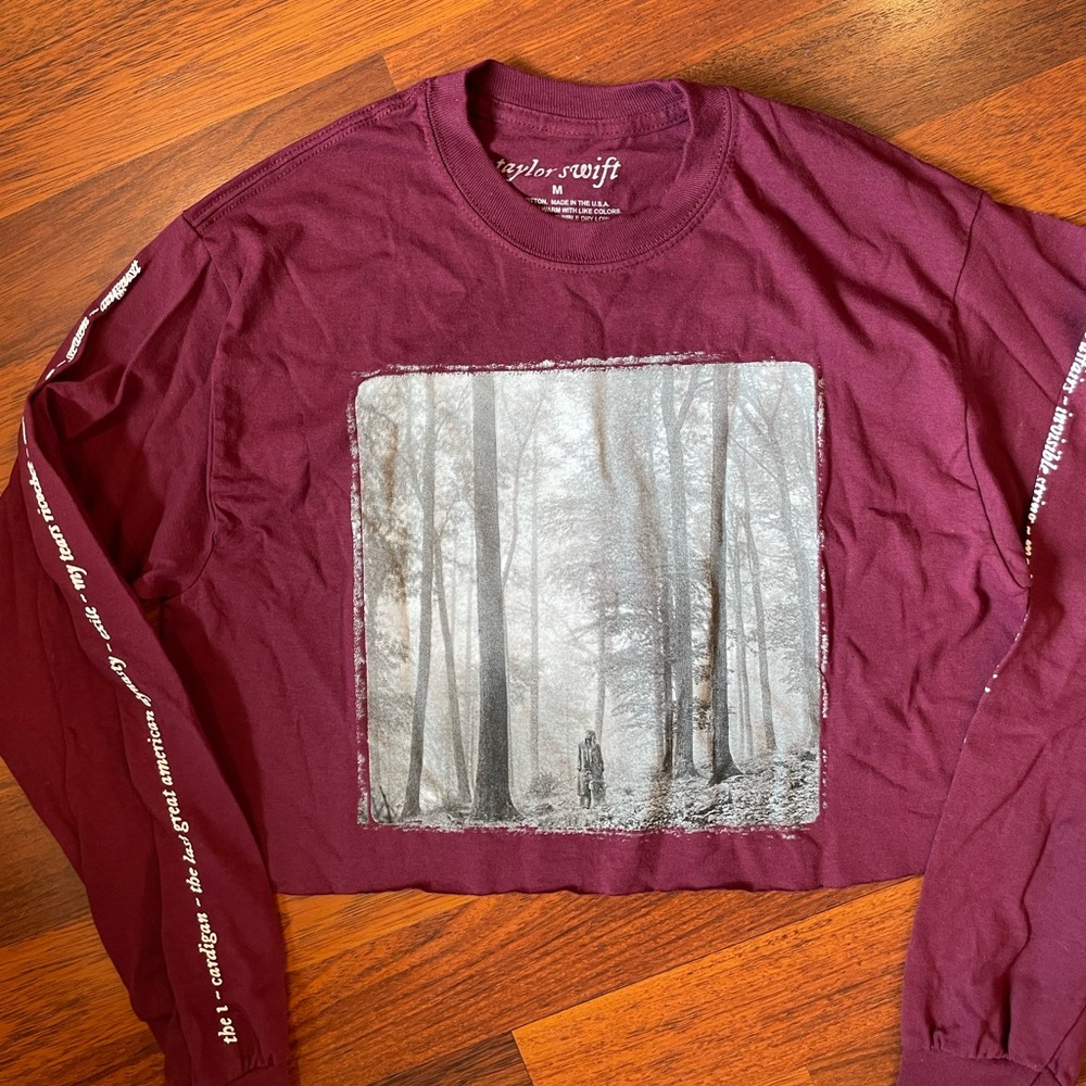 Taylor Swift Folklore Crop Top